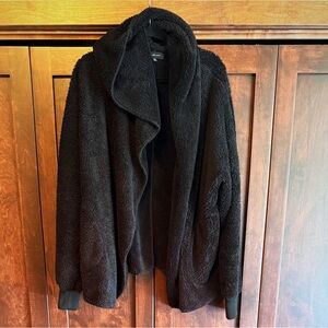Cozy Black Teddy Jacket